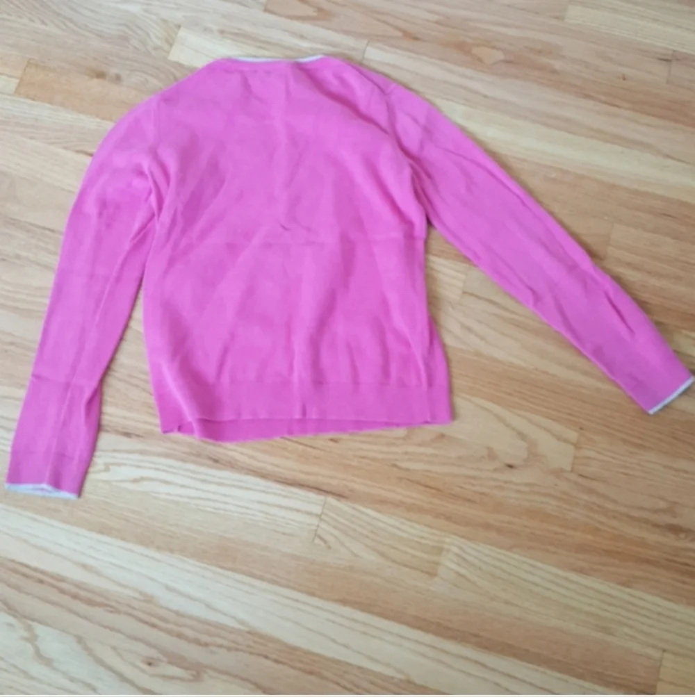 Vineyard Vines Girl Whale Long Sleeve Crewneck Sweater Sz L